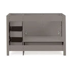 Meuble-lavabo Williamsburg 48 po gris - Alaterre Furniture : Cadre en bois, Rangement universel, 1 étagère, 47,17 kg