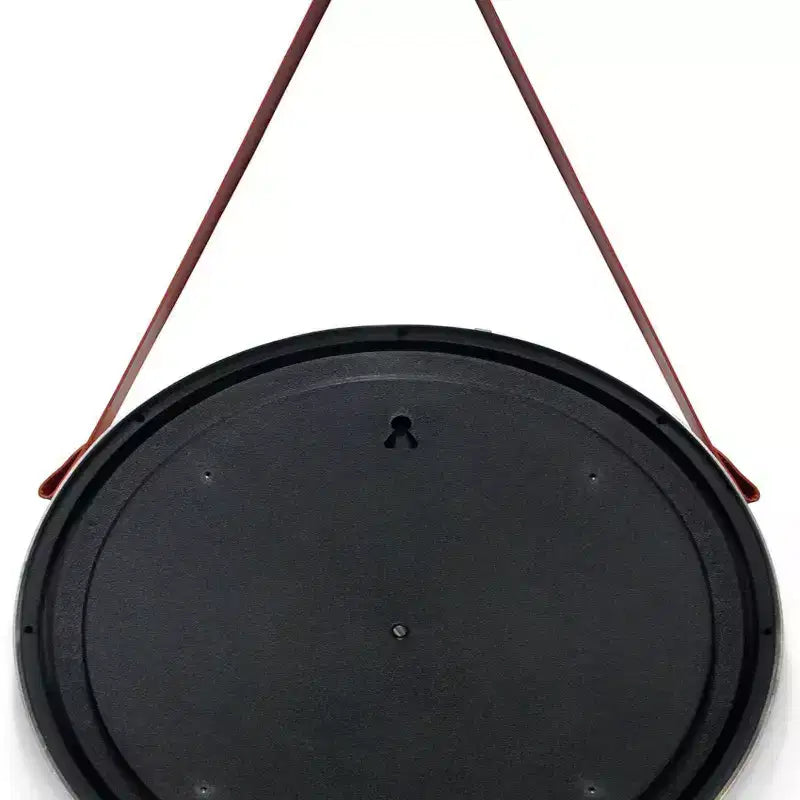 Miroir mural décoratif argenté 18" - Infinity Instruments : Style moderne, forme ronde, aucun assemblage, fixation murale, cadre en plastique