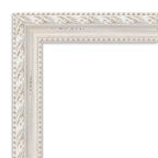 Miroir mural carré en bois Opera 32"x32", décor moderne - Amanti Art : Quincaillerie de montage incluse