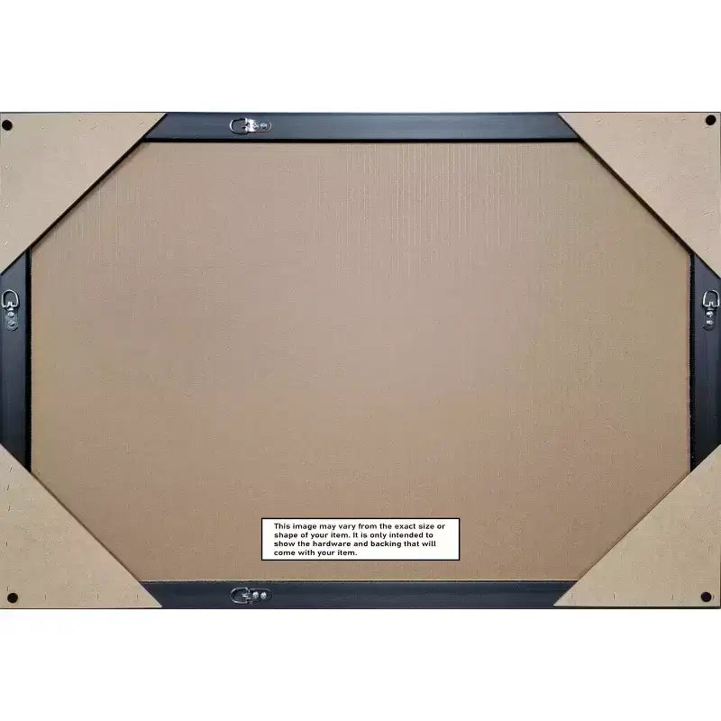 Miroir mural carré en bois Opera 32"x32", décor moderne - Amanti Art : Quincaillerie de montage incluse