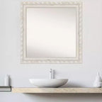 Miroir mural carré en bois Opera 32"x32", décor moderne - Amanti Art : Quincaillerie de montage incluse