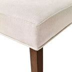 Christopher Knight Home Chastin Chaise de salle à manger rembourrée d'intérieur (Lot de 2), Crème/Noyer