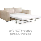 Matelas de remplacement en mousse à mémoire de forme Milliard Premium 4,5 pouces pour canapé-lit