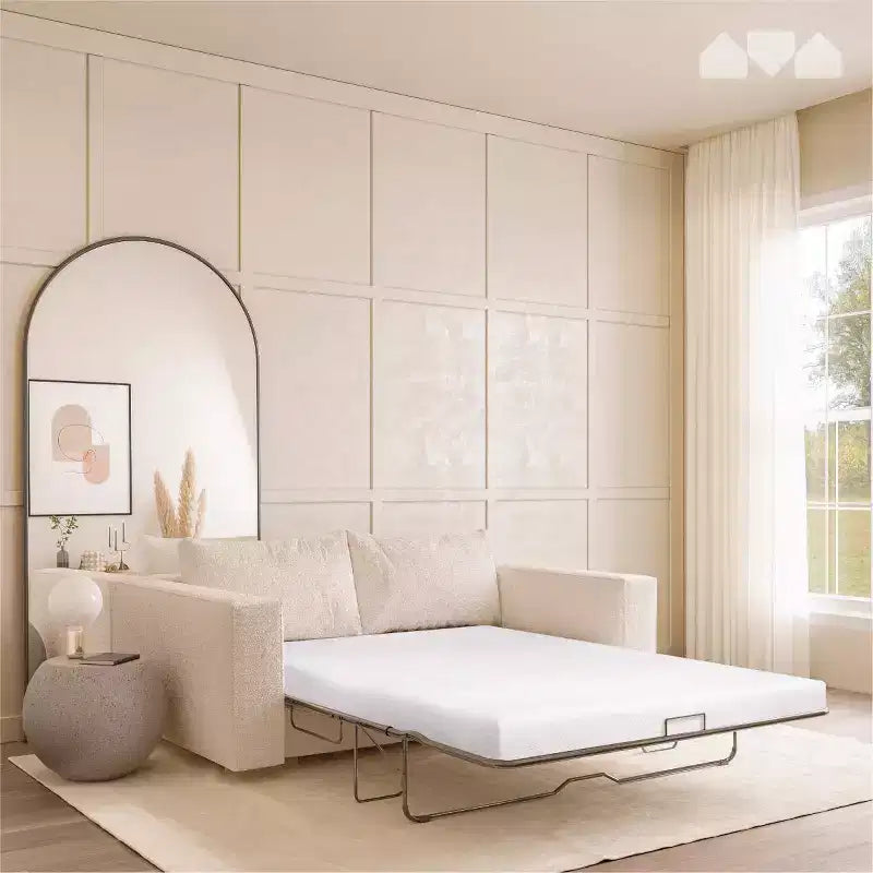 Matelas de remplacement en mousse à mémoire de forme Milliard Premium 4,5 pouces pour canapé-lit