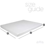 Matelas de remplacement en mousse à mémoire de forme Milliard Premium 4,5 pouces pour canapé-lit