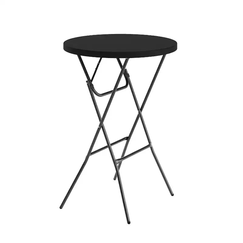Table pliante ronde en plastique hauteur bar Flash Furniture de 79 cm