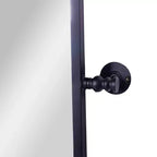 Flash Furniture Finlay Miroir Mural Pivotant en Métal - Grand Miroir de Maquillage d'Appoint pour Salle de Bain