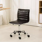 Chaise de bureau Fremo Chromel réglable à vérin pneumatique, noire