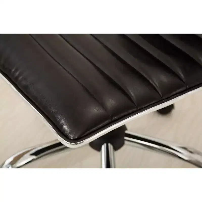 Chaise de bureau Fremo Chromel réglable à vérin pneumatique, noire