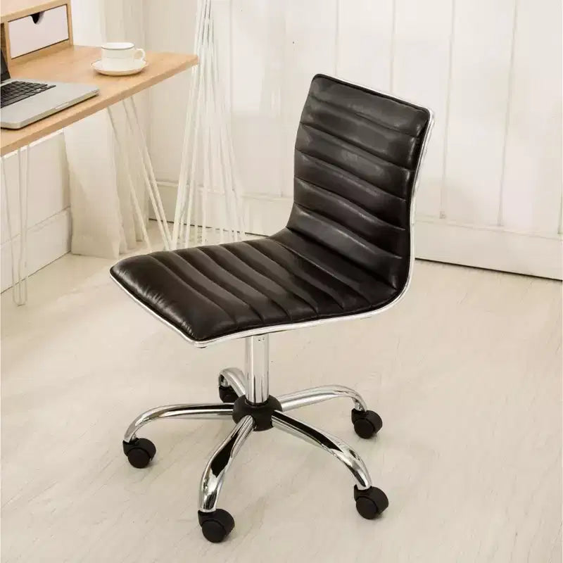 Chaise de bureau Fremo Chromel réglable à vérin pneumatique, noire