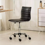 Chaise de bureau Fremo Chromel réglable à vérin pneumatique, noire