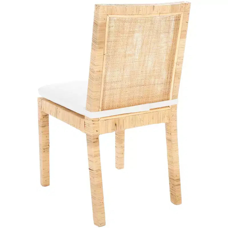 Chaise de salle à manger Tojo en rotin avec coussin (Lot de 2) - DCH6502 - Safavieh