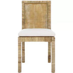 Chaise de salle à manger Tojo en rotin avec coussin (Lot de 2) - DCH6502 - Safavieh