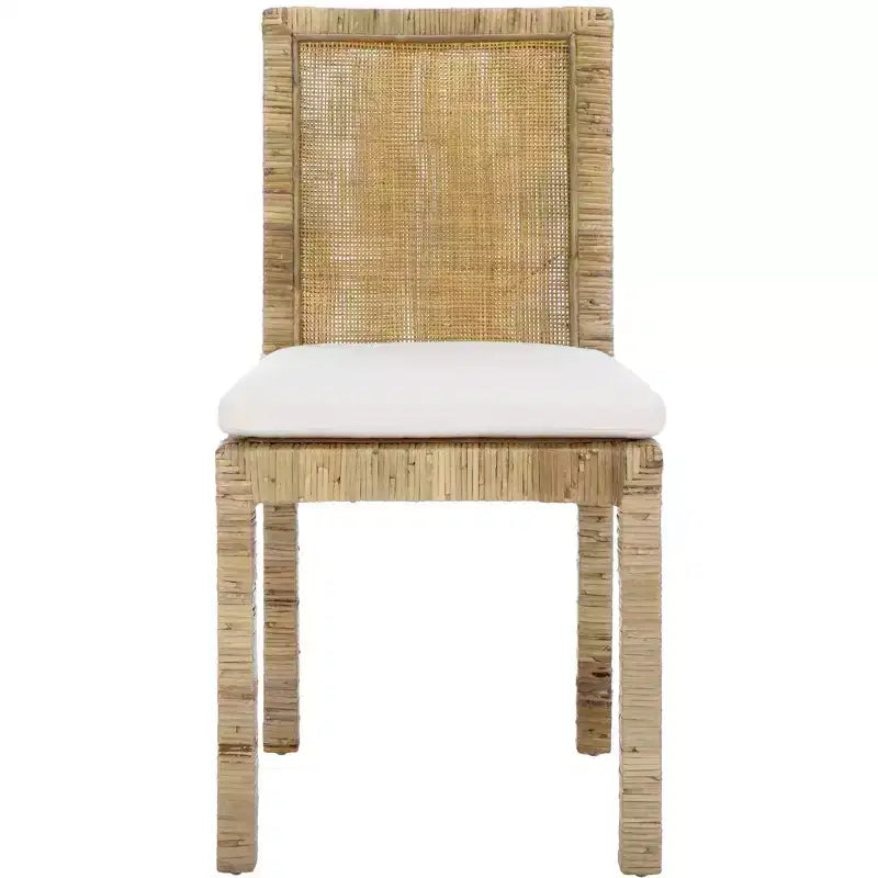 Chaise de salle à manger Tojo en rotin avec coussin (Lot de 2) - DCH6502 - Safavieh