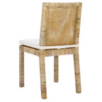 Chaise de salle à manger Tojo en rotin avec coussin (Lot de 2) - DCH6502 - Safavieh