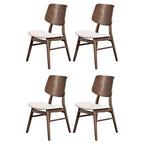 New Classic Furniture, Oscar Walnut Solid Wood Dining Chair (Set of 4)