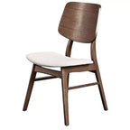New Classic Furniture, chaise de salle à manger Oscar en bois de noyer massif (lot de 4)