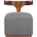 Oreus Accent Chair - ACH3400A - Grey/Walnut - Safavieh
