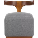 Oreus Accent Chair - ACH3400A - Grey/Walnut - Safavieh