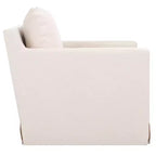 Fauteuil d'appoint pivotant Hadara - ACH4513A - Ivoire - Safavieh