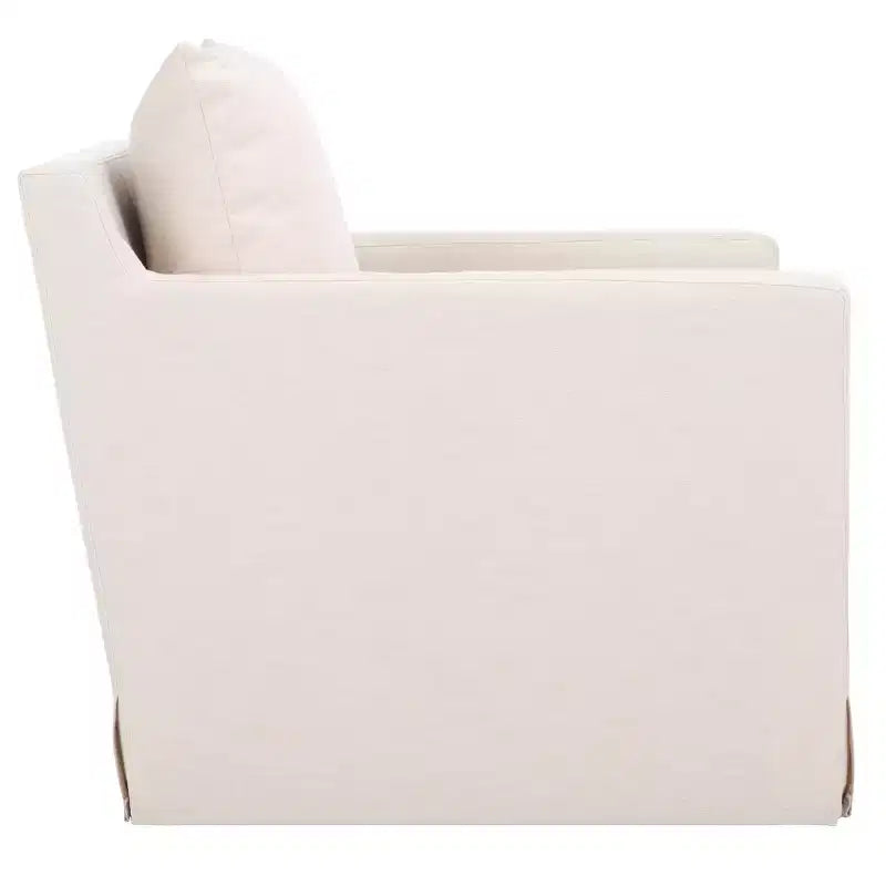 Fauteuil d'appoint pivotant Hadara - ACH4513A - Ivoire - Safavieh