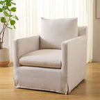 Fauteuil d'appoint pivotant Hadara - ACH4513A - Ivoire - Safavieh
