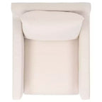 Fauteuil d'appoint pivotant Hadara - ACH4513A - Ivoire - Safavieh