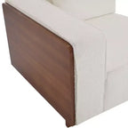 Christopher Knight Home Canapé d'angle en L rembourré Avery avec oreillers, beige/marron