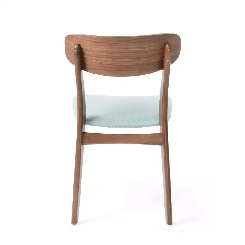 Christopher Knight Home Lucious - Chaises de salle à manger modernes rembourrées (Lot de 2), Menthe/Noyer