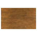 Ensemble de salle à manger rectangulaire 6 pièces en bois Whisen avec 4 chaises en tissu et un banc