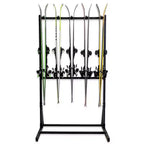 Trépied triangulaire pour skis G-Ski, couleur sarcelle | Contient 5 paires de skis