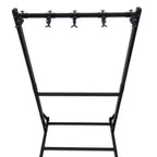 Trépied triangulaire pour skis G-Ski, couleur sarcelle | Contient 5 paires de skis