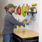 Distributeur d'essuie-tout et étagère murale Quick Clean StoreYourBoard