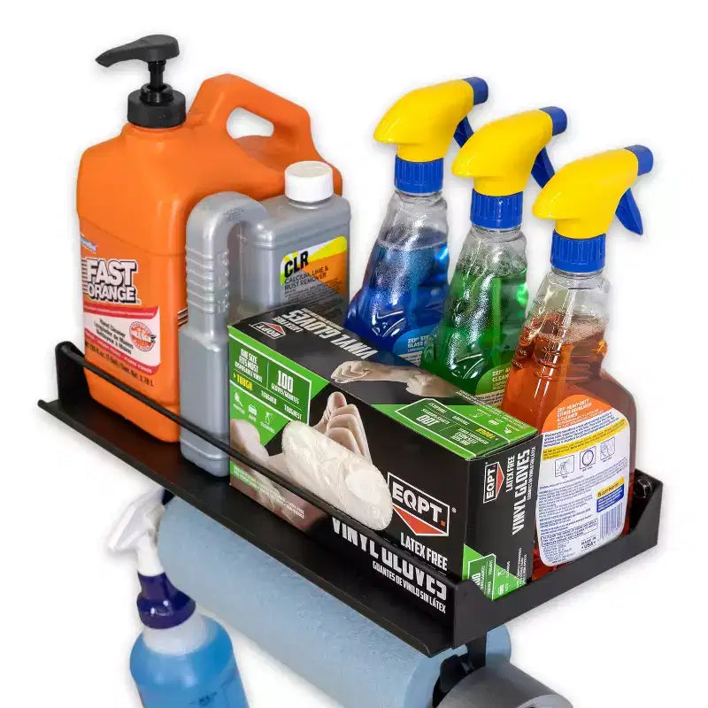 Distributeur d'essuie-tout et étagère murale Quick Clean StoreYourBoard