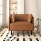 39 fauteuils d'appoint modernes, fauteuil de lecture confortable rembourré, fauteuil canapé une place avec oreiller, chaise longue pour salon chambre balcon