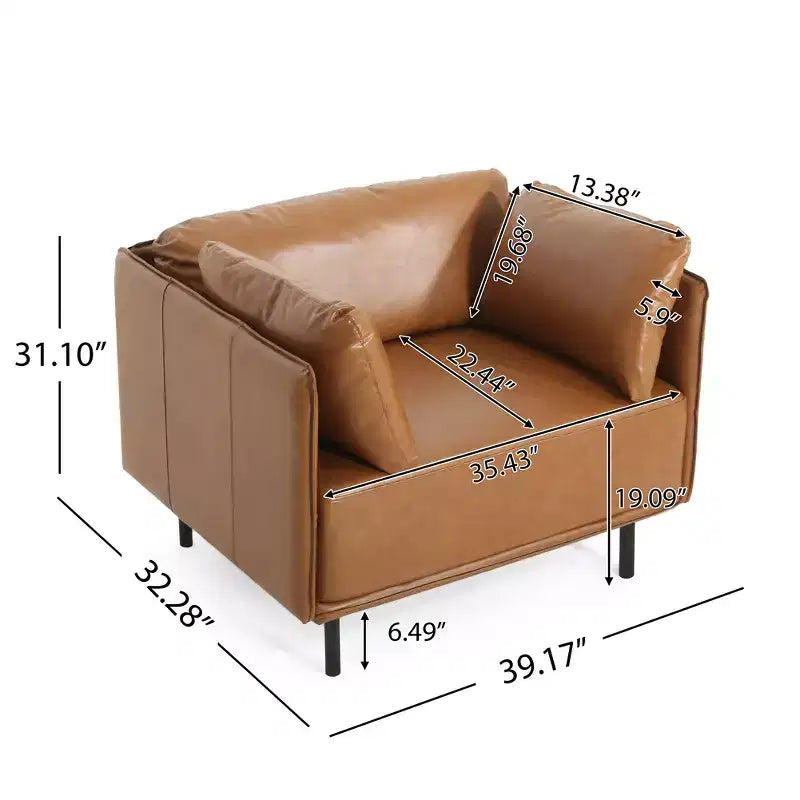 39 fauteuils d'appoint modernes, fauteuil de lecture confortable rembourré, fauteuil canapé une place avec oreiller, chaise longue pour salon chambre balcon