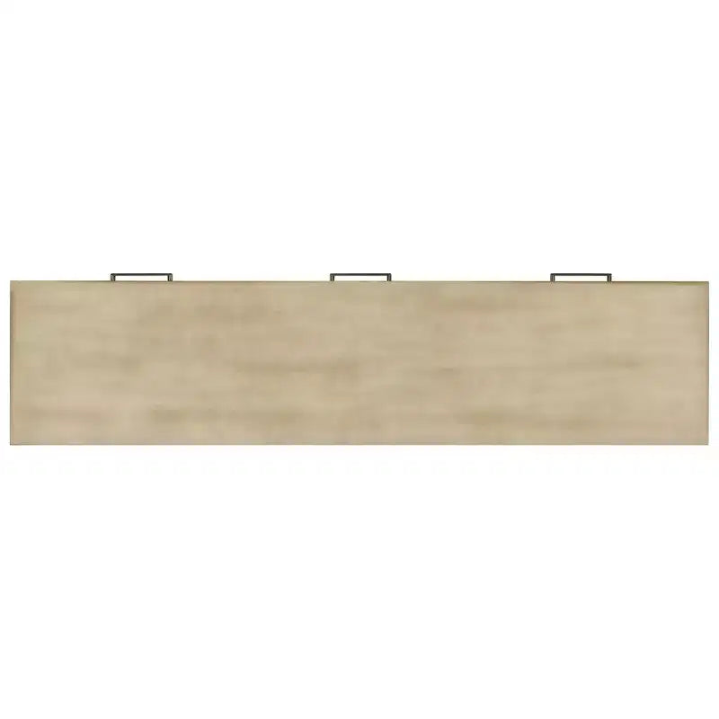 Console d'entrée contemporaine Whisen à 3 tiroirs, table d'appoint de canapé avec une étagère ouverte