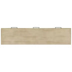 Console d'entrée contemporaine Whisen à 3 tiroirs, table d'appoint de canapé avec une étagère ouverte