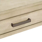 Console d'entrée contemporaine Whisen à 3 tiroirs, table d'appoint de canapé avec une étagère ouverte