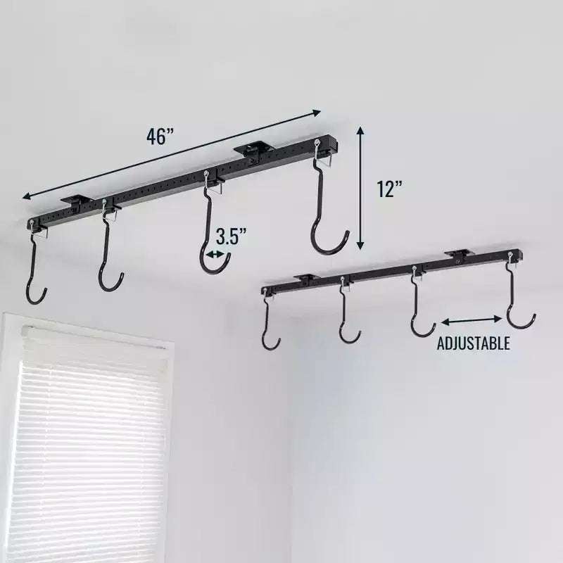 Plafond Teal Triangle G-Bike | Système de Rangement de Plafond Ajustable | Peut Contenir Jusqu'à 8 Vélos