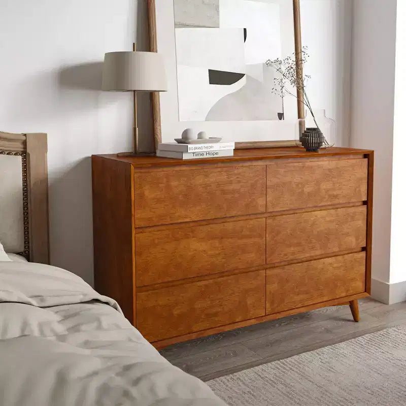 Commode Nanni à 6 tiroirs avec pieds réglables | ART OF LIVING DESIGNS-ACORN