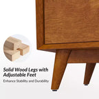 Commode Nanni à 6 tiroirs avec pieds réglables | ART OF LIVING DESIGNS-ACORN