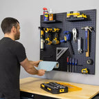 StoreYourBoard 34 x 32 Panneau perforé Pristine | 13 accessoires