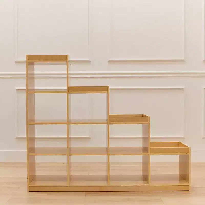 ECR4Kids 4-3-2-1 Organiseur de rangement cubique double face, Meuble de classe