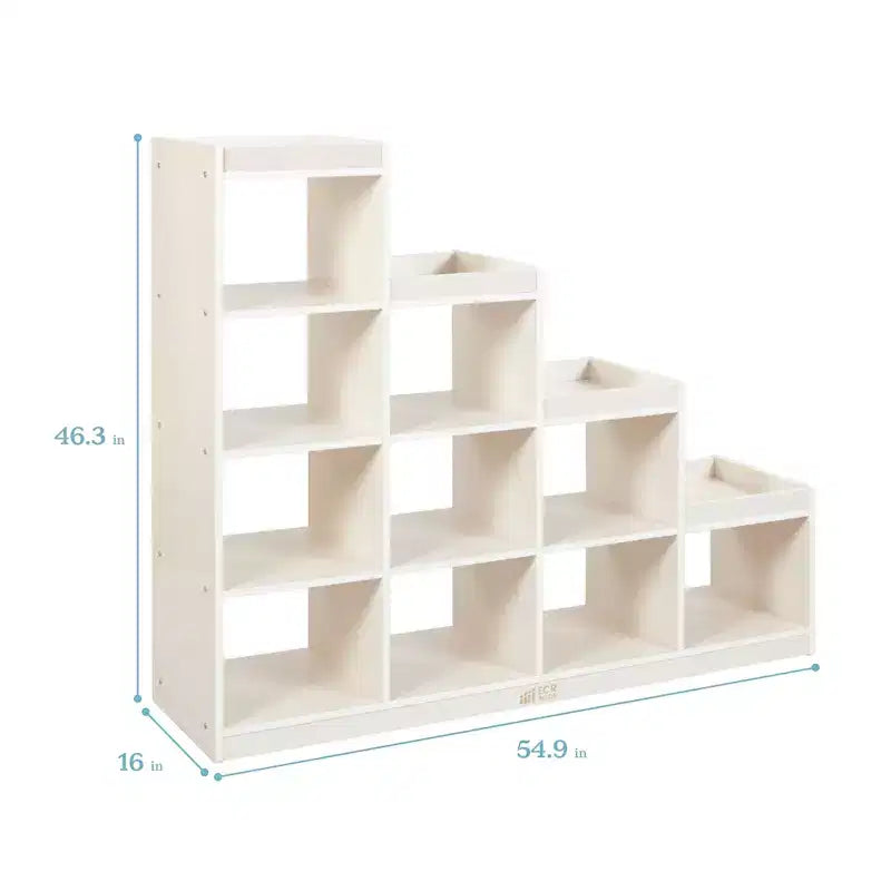 ECR4Kids 4-3-2-1 Organiseur de rangement cubique double face, Meuble de classe