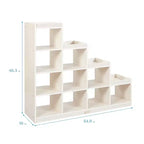 ECR4Kids 4-3-2-1 Organiseur de rangement cubique double face, Meuble de classe
