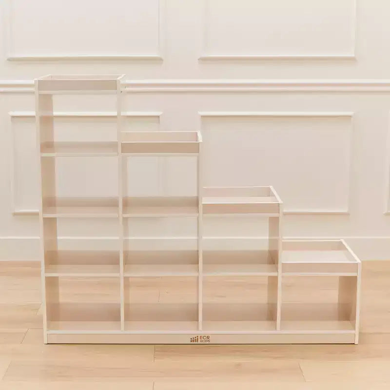 ECR4Kids 4-3-2-1 Organiseur de rangement cubique double face, Meuble de classe