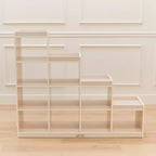 ECR4Kids 4-3-2-1 Organiseur de rangement cubique double face, Meuble de classe
