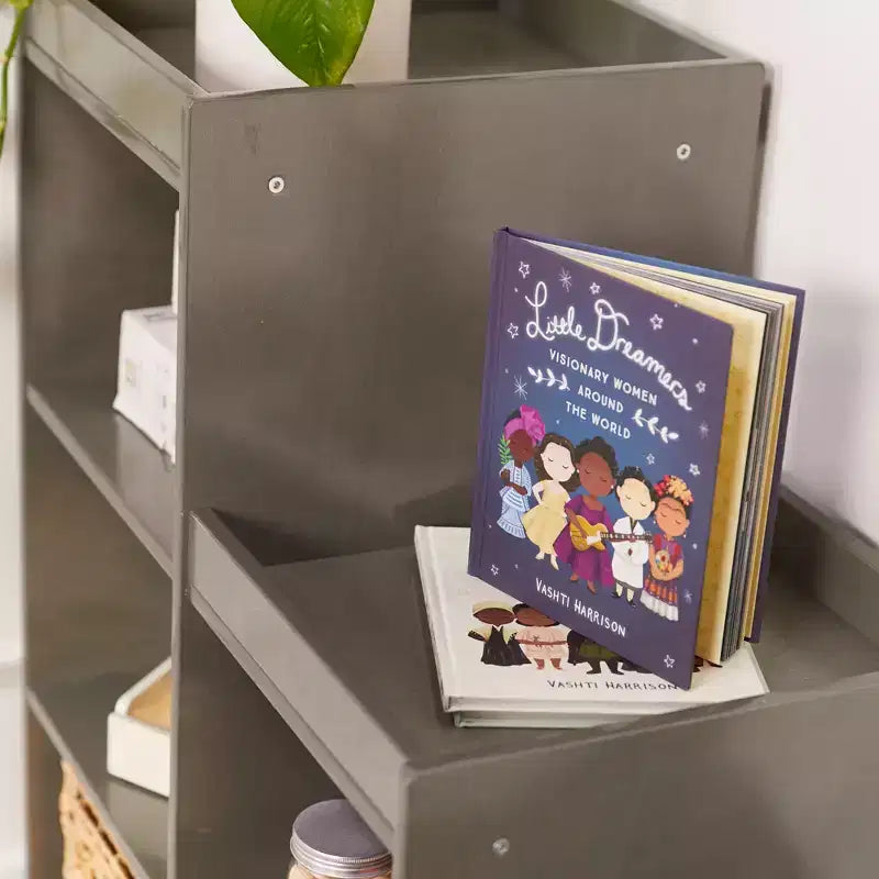 ECR4Kids 4-3-2-1 Organiseur de rangement cubique double face, Meuble de classe
