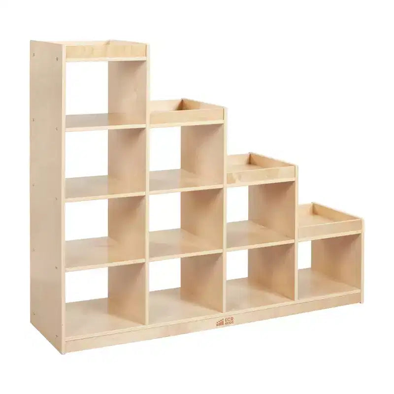 ECR4Kids 4-3-2-1 Organiseur de rangement cubique double face, Meuble de classe